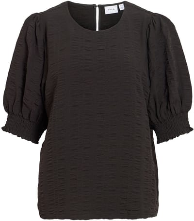 VILA Top met korte mouwen VIMILLER ronde hals