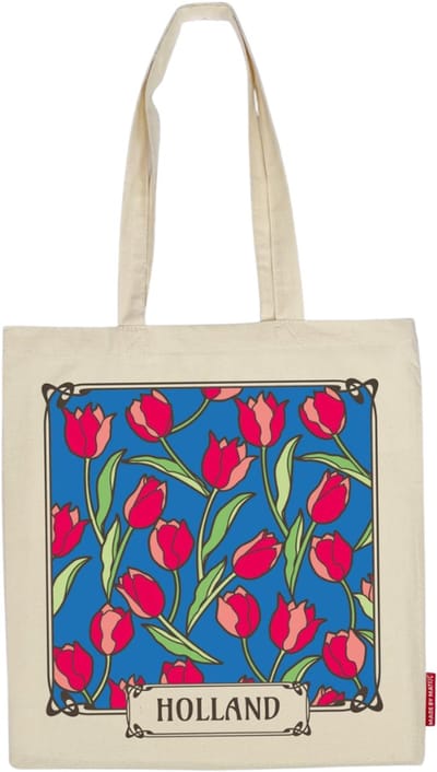 Holland Souvenir Tas - Katoen - Tulpen Holland - Souvenir - Nederland