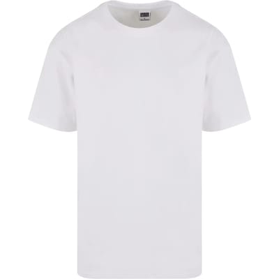 Urban Classics - UC Signature Logo Tall Heren Tshirt - S - Wit