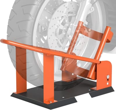 Motorfiets Wielklem - Parkeerstandaard - Motor Onderhoud - Verstelbare Hoogtes - 826 kg Draagvermogen - Oranje