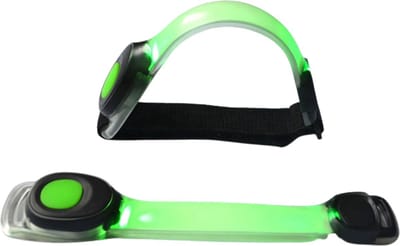 New Age Devi - "Groene LED Veiligheidsarmband | Safety Band | Sportarmband | Hardloopband"