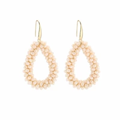 Oorbellen Susan - Michelle Bijoux - Oorbellen - One size - Goud/Beige