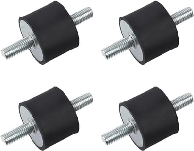 Rubberen Trillingsdempers M10 - 4 Stuks Anti-Vibratie Buffers voor Compression en Motoren