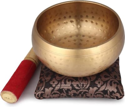 Grote Tibetaanse klankschaal 114 cm set met kloppers en kussens voor genezing, yoga, meditatie en ontspanning
