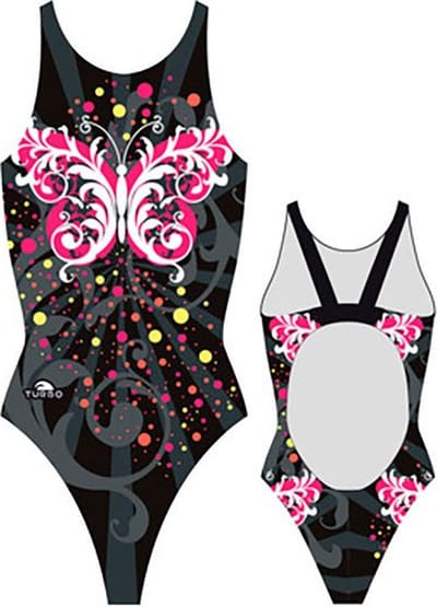 Turbo Butterfly Stars Pro Resist Zwemkleding Zwart S Vrouw