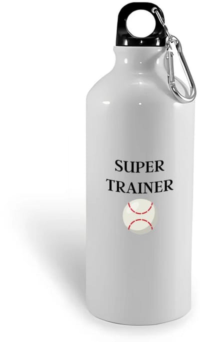Hacebo® - Super trainer waterfles - Sport - coach - Honkbal - Trainer - geschenk - verjaardag - love gift - water fles - 400ML