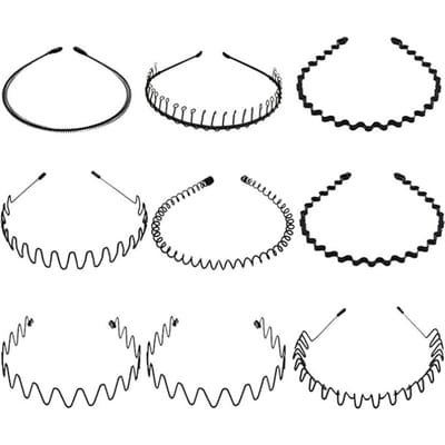 HaarhoepelsHaarbanden voor dames en heren Haarstylingaccessoires zwart