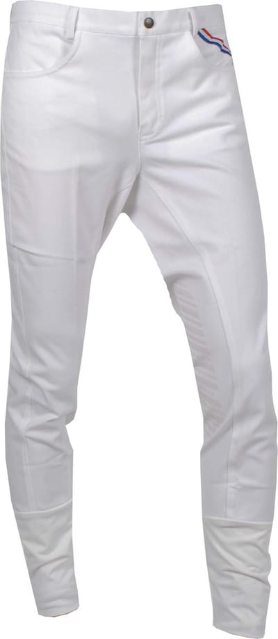 Mondoni Lorenzo II KG Heren Rijbroek - Maat: 46 - Wit - Polyester