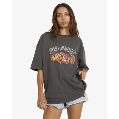 Dames-T-shirt oversized Billabong Otis Mangrove Fisho