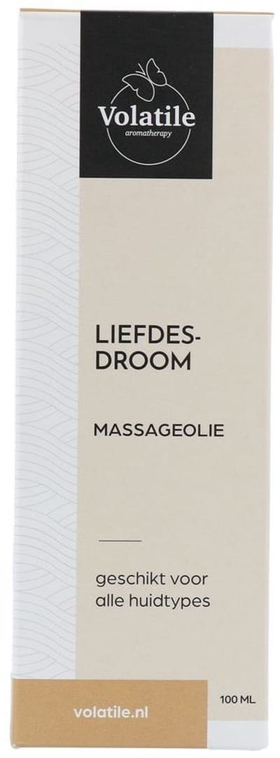 Volatile Massageolie liefdesdroom glas met pomp 100 Milliliter