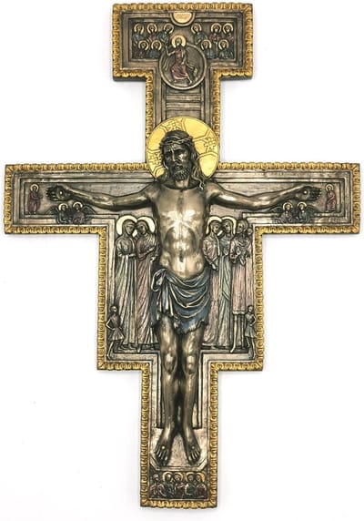 Veronese Design beeld/figuur - San Damiano Crucifix 40,5cm