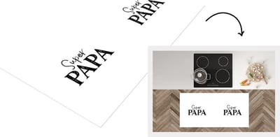 Keukenloper - Loper keuken - Super papa - Spreuken - Quotes - Vader - 120x60 cm - Keukenloper vinyl