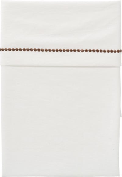 Cottonbaby Wieglaken Bolletjes Room Espresso 75 x 90 cm