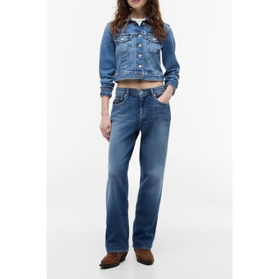 Tommy Hilfiger Kira Slim Straight Denim Medium Größe: W26L32 | Straight Jeans Outlet | Damen | Blau