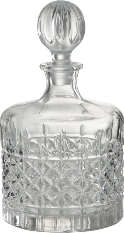 J-Line karaf Lone - decanteerkaraf - glas - transparant