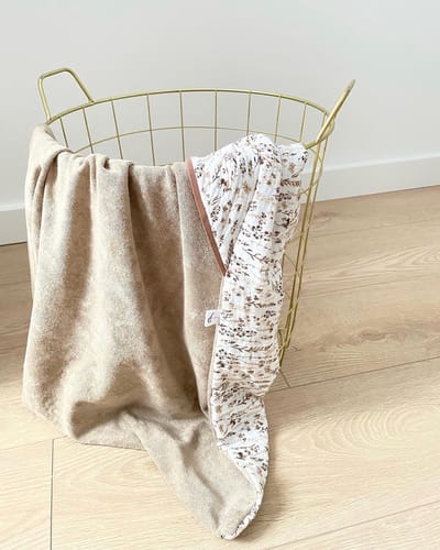 Badcape NEW| Comfykids | camel | NEW | Takjesprint | Duurzaam | Biologische katoen | Origineel | Comfortabel