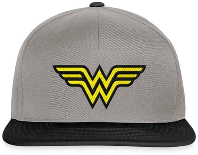 DC Comics Wonder Woman Logo Borduurwerk Snapback cap