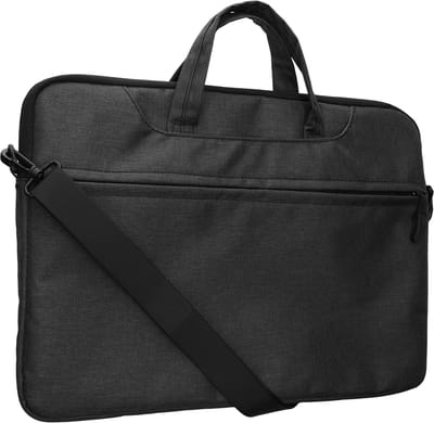 kwmobile laptoptas geschikt voor Lenovo 14" Notebook Laptop Chromebook Macbook 14 inch hoes - Slanke laptophoes - Met vakken voor computer accessoires - Laptop cover in donkergrijs