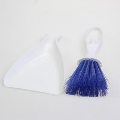 Draagbare Multifunctionele Plastic Auto Luchtuitlaat Airconditioner Zachte Borstel Stofborstels Reinigingsgereedschap blue