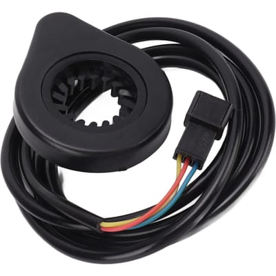 Capteur d'assistance au pédalage de vélo à double effet Hall 12 sorties de signal magnétique Capteur d'assistance électrique pour vélo électrique black