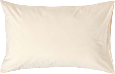 Homescapes Kussensloop 50x75 cm – Crème – 100% Egyptisch Perkal Katoen – 200 TC
