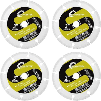 Diamant zaagblad voor stalen buis - 75 mm - 4 stuks