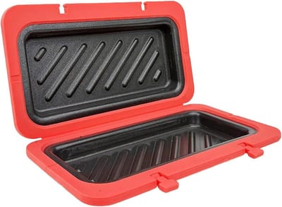 Tosti-ijzer - Sandwichmaker Grill - Snelle Maaltijden - Magnetron Verwarming - Compact Ontwerp - Rood