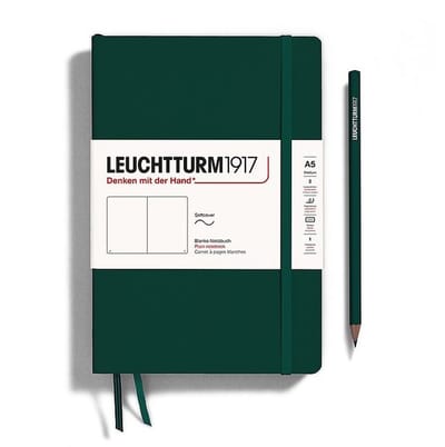 Leuchtturm1917 A5 Medium Notitieboek blanco Natural Colours softcover Forest Green