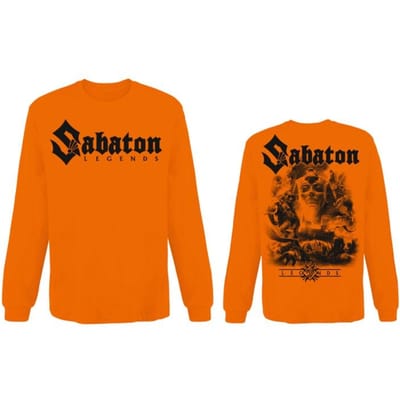 Sabaton Shirt met lange mouwen - Legends - S tot L - voor Mannen - oranje