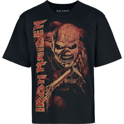 Iron Maiden T-shirt - Big Trooper - S tot XXL - voor Mannen - zwart