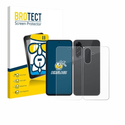 Screenprotector voor Samsung Galaxy A36 5G Enterprise Edition (Voor+Achter) Beschermglas transparant