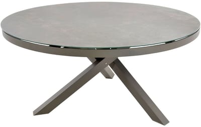 Les - Mojito tuintafel rond 150 cm ceramic beige