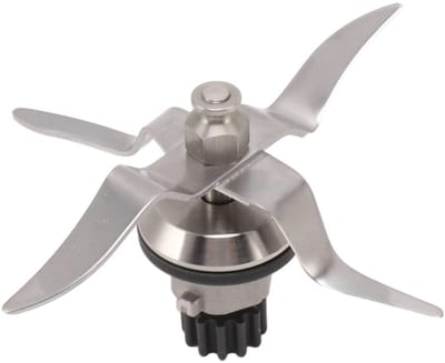 Dailygoods- Mixermes Roestvrij Staal - Reservemes 12 Tanden - Efficiënt en Duurzaam - Eenvoudig Schoon te Maken - Geschikt voor Monsieur Cuisine Connect 1.0 - Blendermes