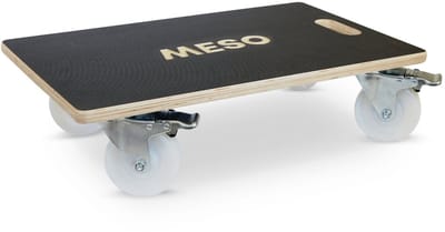 MESO Meubelroller 4x Geremd - Nylon wiel - 575x350mm - Max 400kg - Industrieel - Meubelhondje - Verhuistrolley - Transportdolly