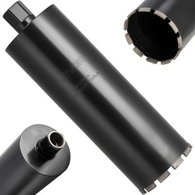 VEVOR Kernboor, 127 Mm Diameter, 356 Mm Boordiepte, 1-1/4 Inch-7 Binnendraad, Zeer Nauwkeurige Lastechnologie, Natte Diamantkernboor voor Gewapend Beton, Baksteen en Metselwerk.