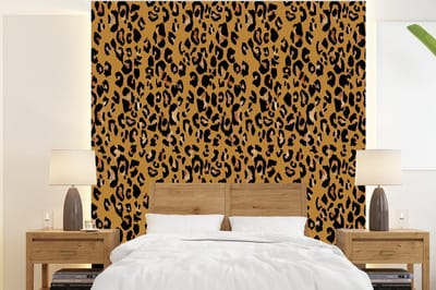 Behang - Fotobehang Panterprint - Luxe - Patronen - Breedte 220 cm x hoogte 240 cm