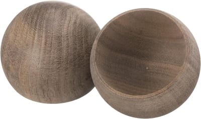 Allecta - Houten aroma diffuser set voor auto en thuis met zwarte walnoot design