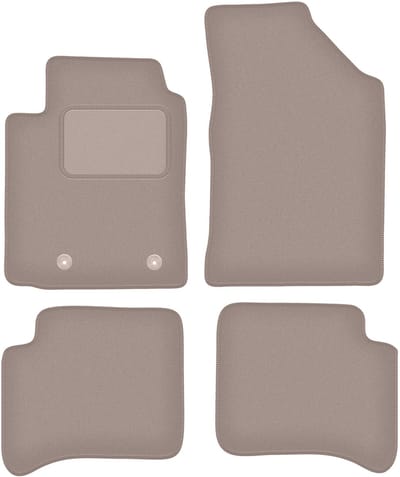 Beige veloursmatten voor: Toyota Yaris I 5-deurs (1999-2005)