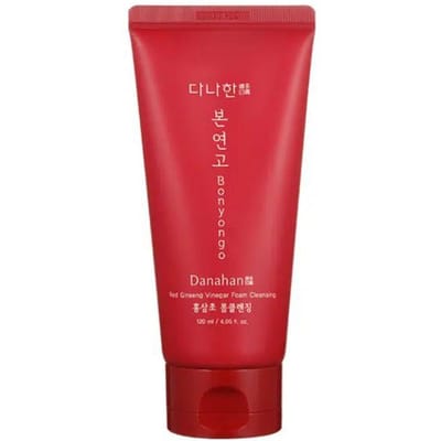 DANAHAN Rode Ginseng Schuimreiniger 120ml Diepe Reiniging Koreaanse Gezichtsreiniger red