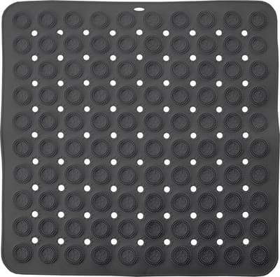 Antislip Douchemat Grijs 54x54 cm - Badmat - Badkamermat - Mat voor Bad & Douche