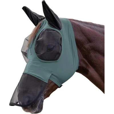 Vliegmasker voor paarden met neuskap Waldhausen Puck