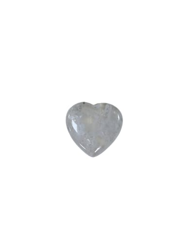 Bergkristal hart 30 mm edelsteen