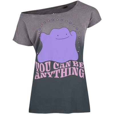 Pokémon - Gaming T-shirt - Ditto - You Can Be Anything - S tot XXL - voor Vrouwen - lichtroze