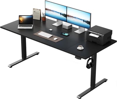Elektrisch In Hoogte Verstelbaar Bureau 140x80 cm met Geheugenfunctie