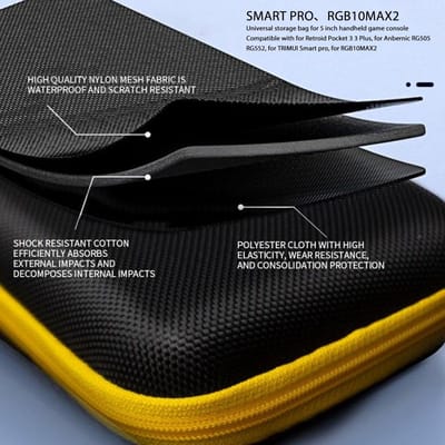 Dailygoods- Draagtas Waterdicht - Harde EVA Tas - Schokabsorberend - Compact - Ruimte voor Gameconsole - Nylon Touw voor Ophangen - Opbergtas