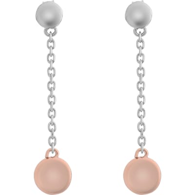 Orphelia 'Aurelie' Dames 925 Sterling Zilveren Pendantes - Zilver/Rozé ZO-7385
