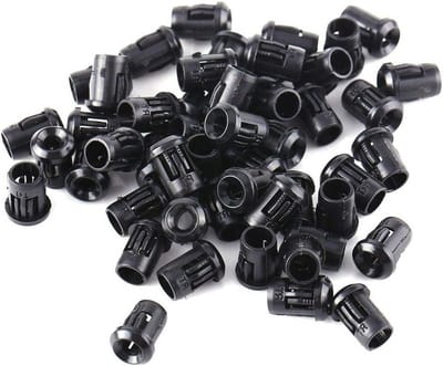LED Lampenhouders Set met 50 Stuks, Geschikt voor 3mm, 5mm, 8mm en 10mm Lichten, Duurzaam en Temperatuurbestendig van -20℃ tot 120℃