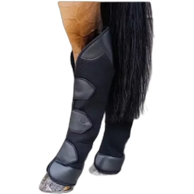 Kentucky Horsewear - 3D spacer Transportbeschermers achter zwart Full