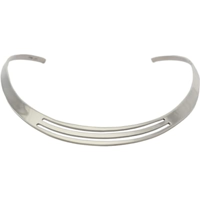 Behave – Ketting - Zilveren Spang – Massief 925 Sterling Zilver – Hand gesmeed