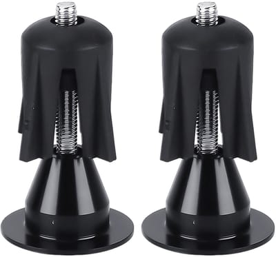 Dailygoods- Fietsstuurstoppers Aluminiumlegering - Zwart - 1 Paar - 23,7 mm - Corrosiebestendig - Voorkomt Vocht/Dust - Stuurpluggen